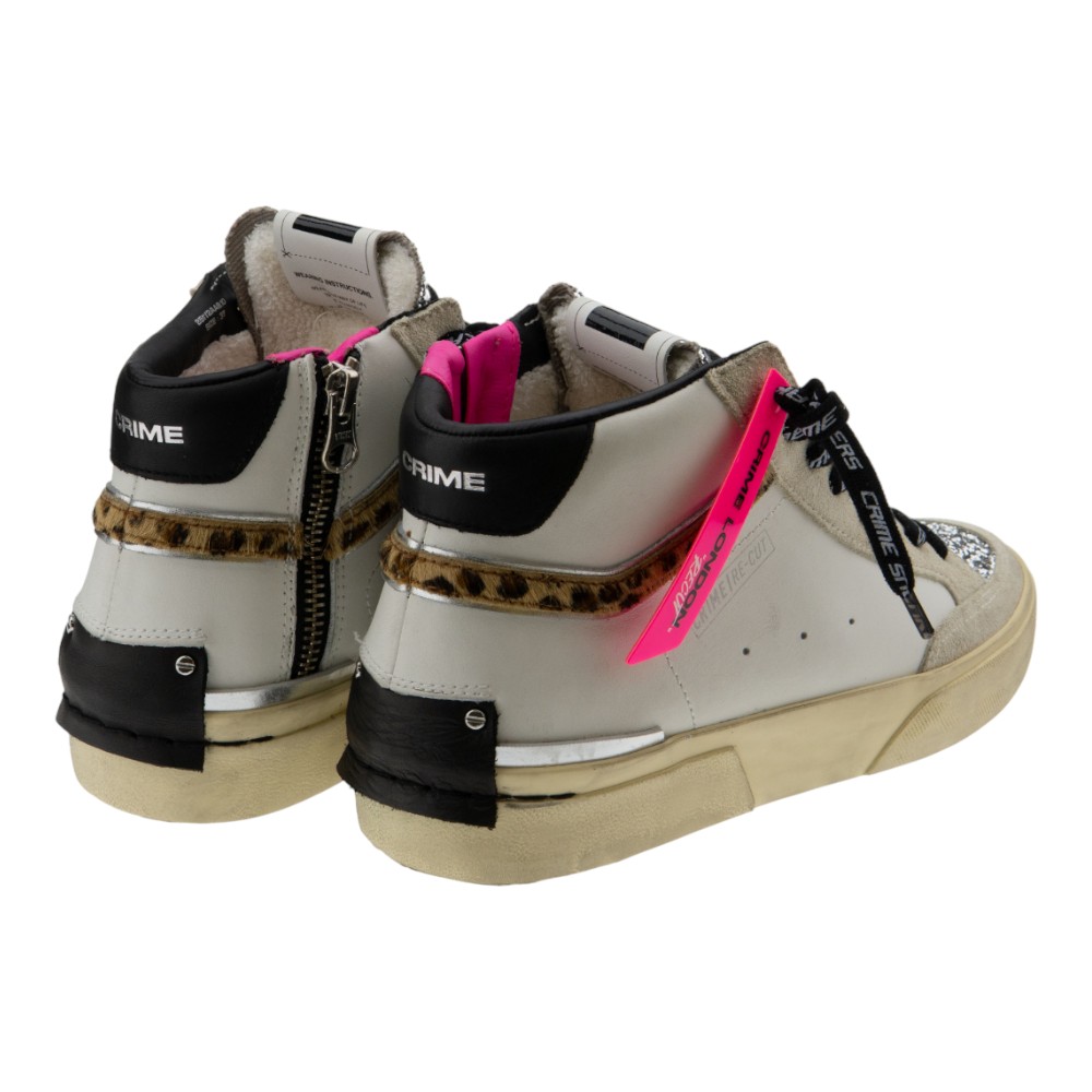 Botas deportivas blancas mujer Crime London | Carrilé foto 4