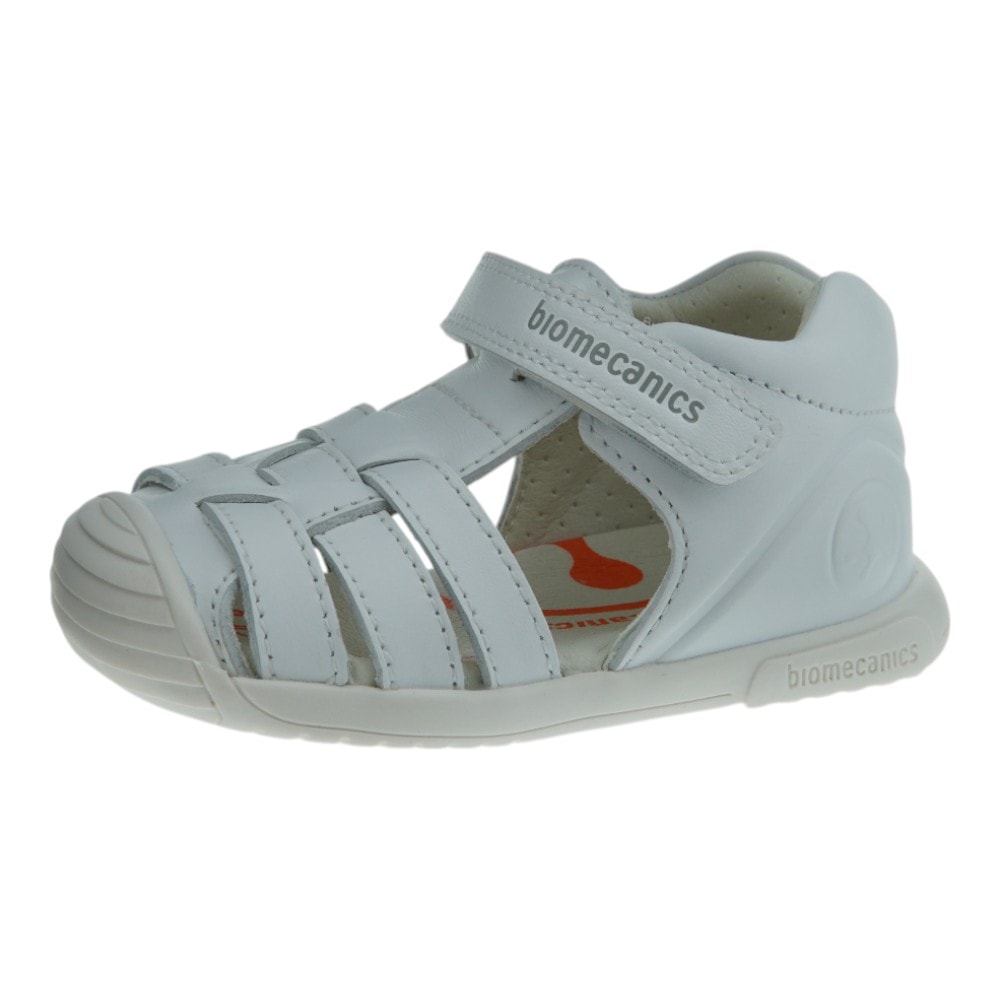 Sandalias bebé blancas Biomecanics de piel foto 3
