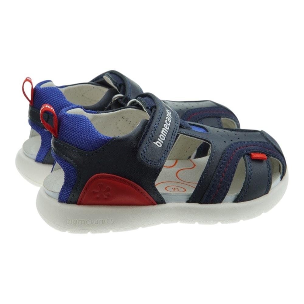 Biomecanics sandalias niño azul con velcro y puntera reforzada foto 4
