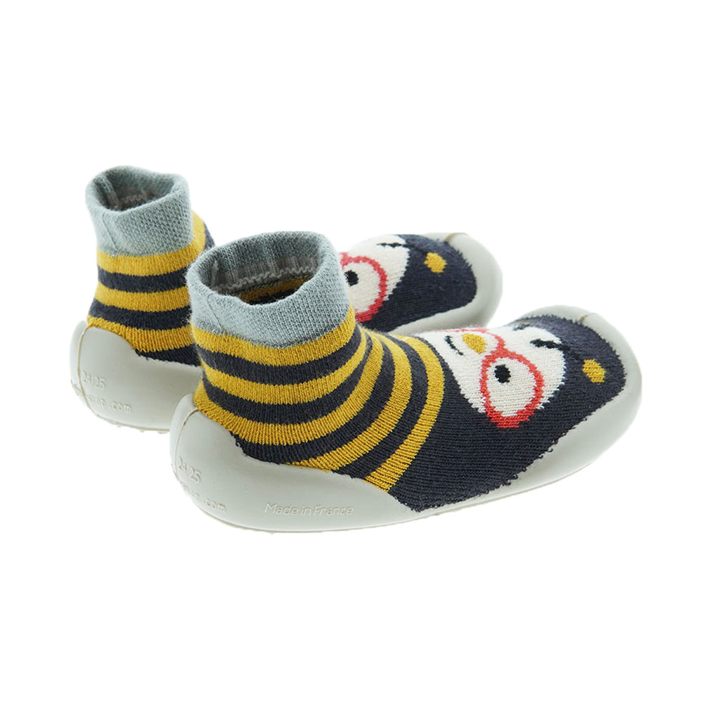 Zapatillas casa tipo calcetín niño Collegien 252F foto 4