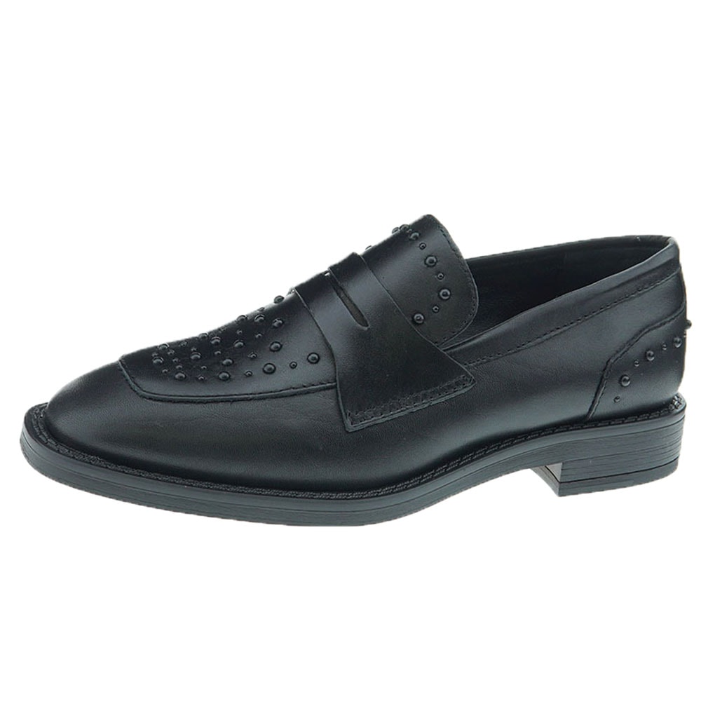 Mocasines piel mujer tachas Alpe 256917 foto 3