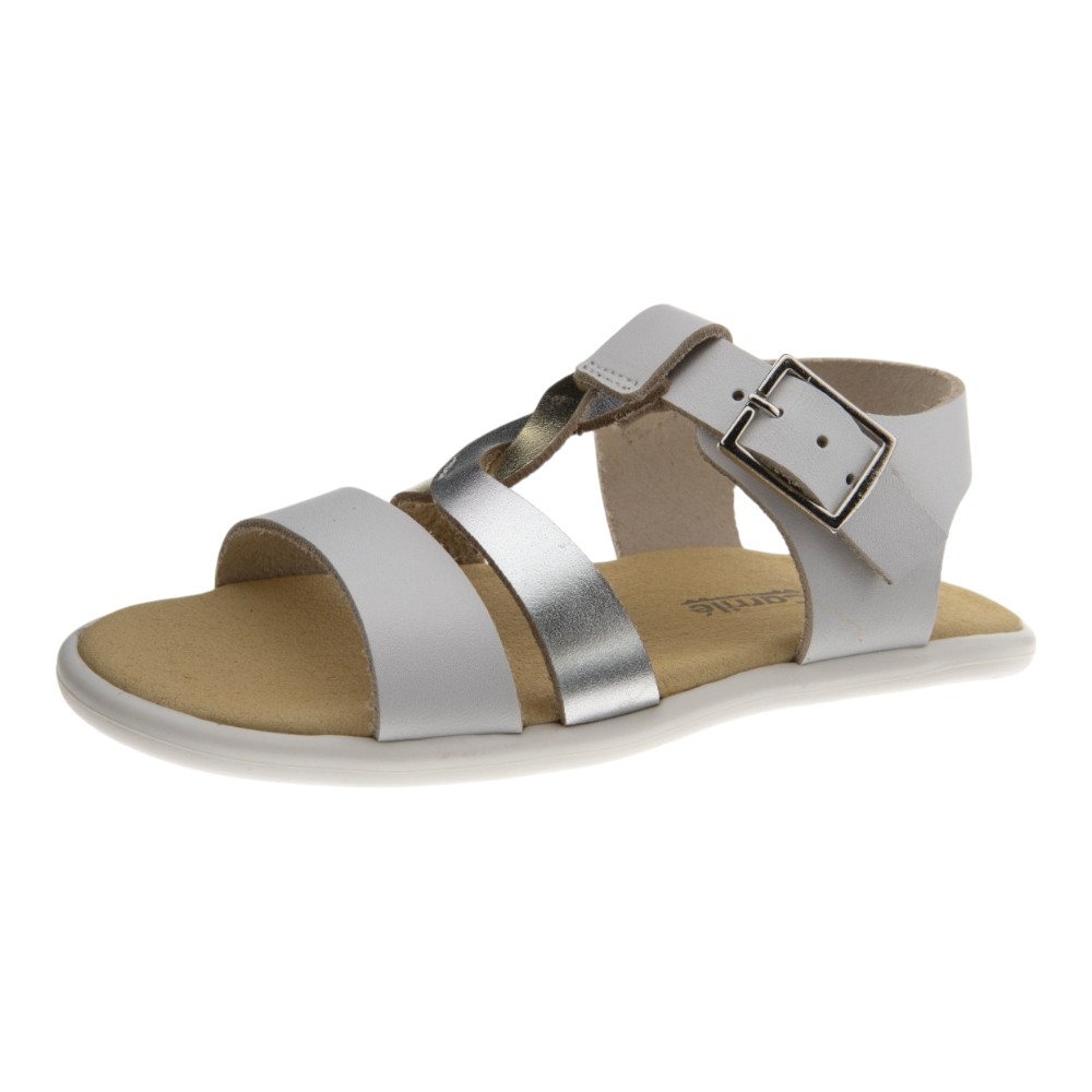 Sandalias respetuosas blancas niña Carrile foto 3