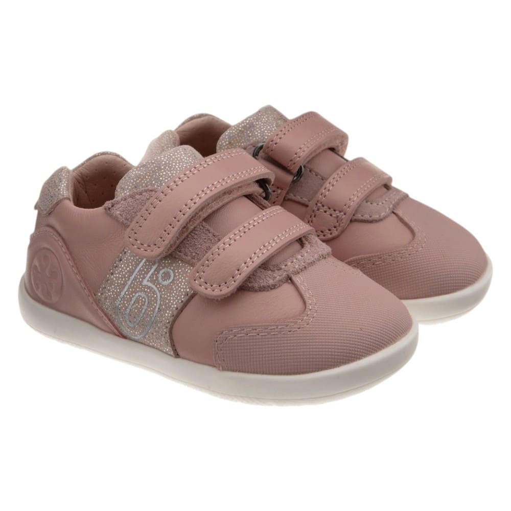 Zapatillas rosas respetuosas velcros Biomecanics 261165