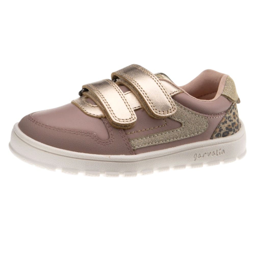 Zapatillas Piel Rosas Niña Velcros Biomecanics foto 3