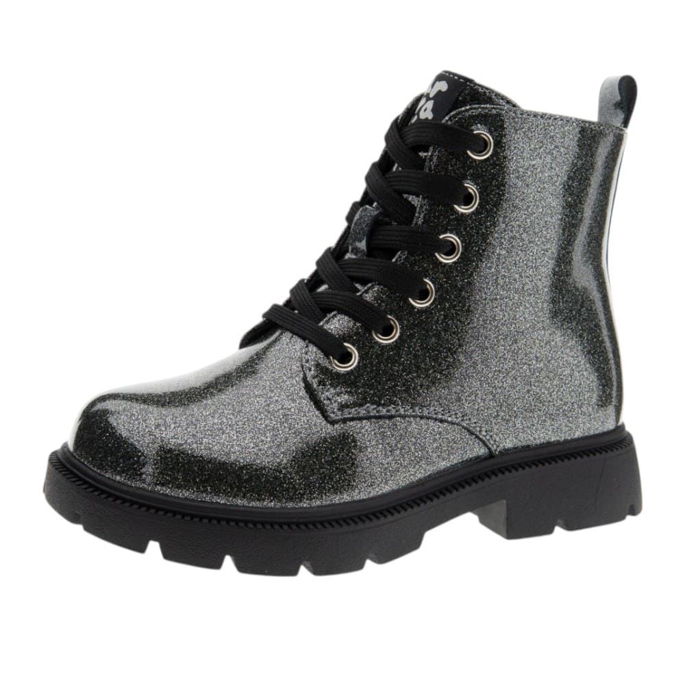 Botas militares niña acero Garvalín | Carrilé foto 3