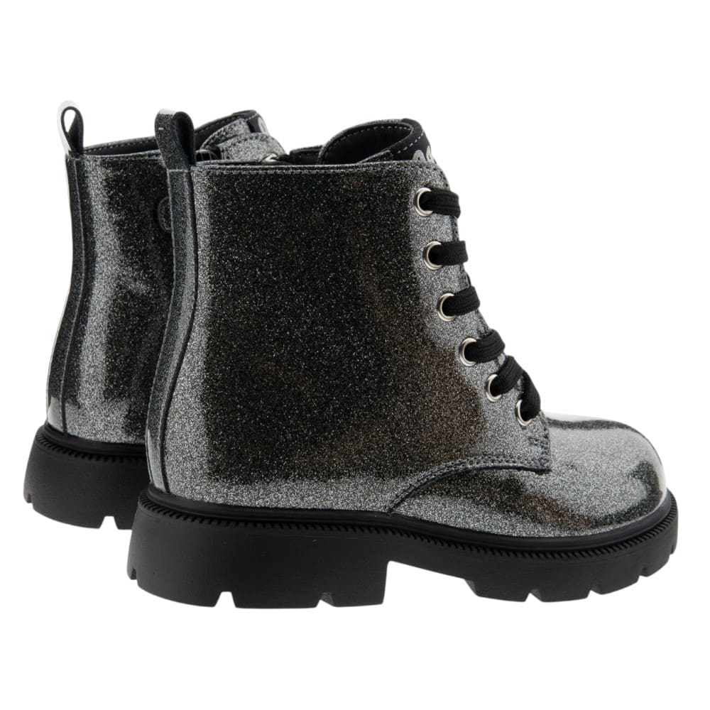 Botas militares niña acero Garvalín | Carrilé foto 4