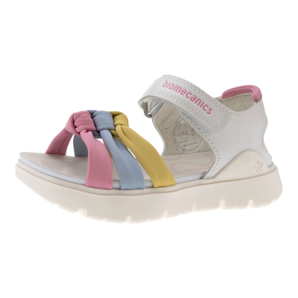 Sandalias niña lazos multicolor Biomecanics foto 3