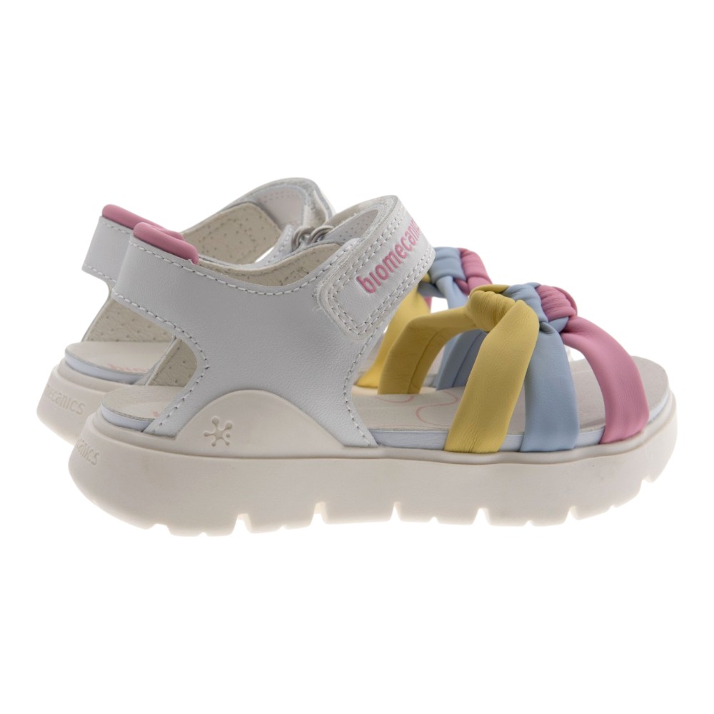 Sandalias niña lazos multicolor Biomecanics foto 4