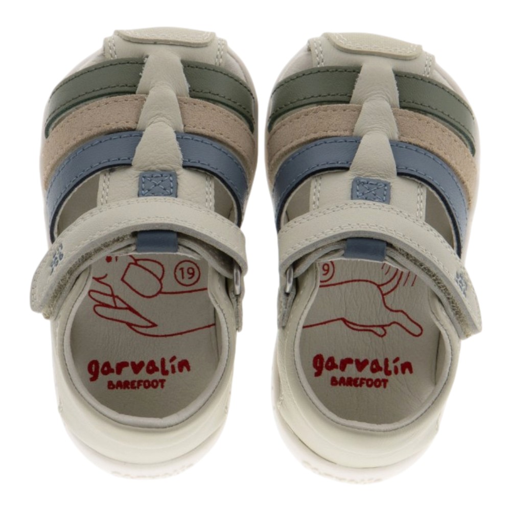 Sandalias respetuosas cerradas primeros pasos Garvalín foto 2