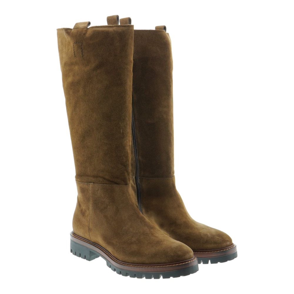 Bota alta plana cheap
