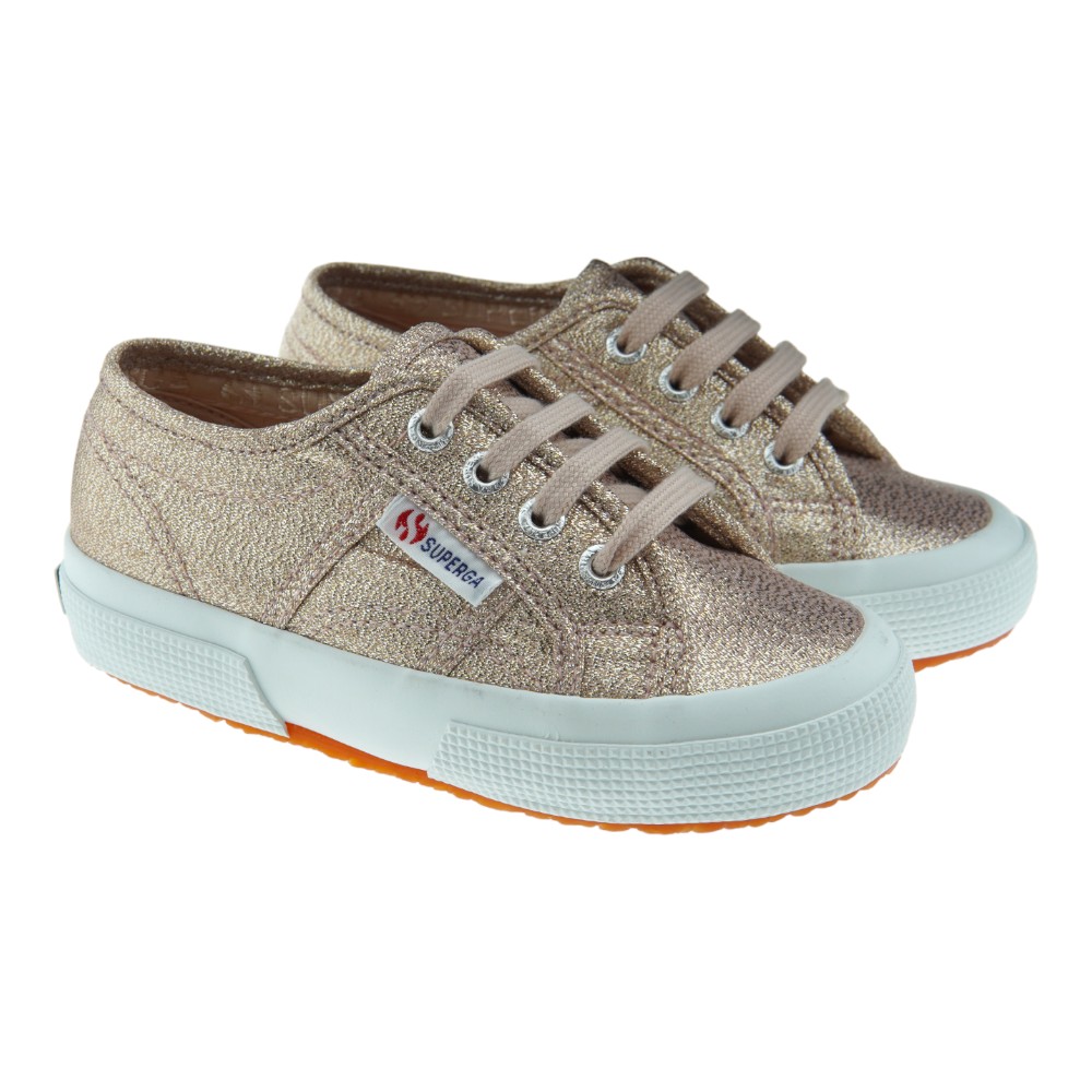 Zapatillas cordón metalizadas niña Superga 2750-Lamej