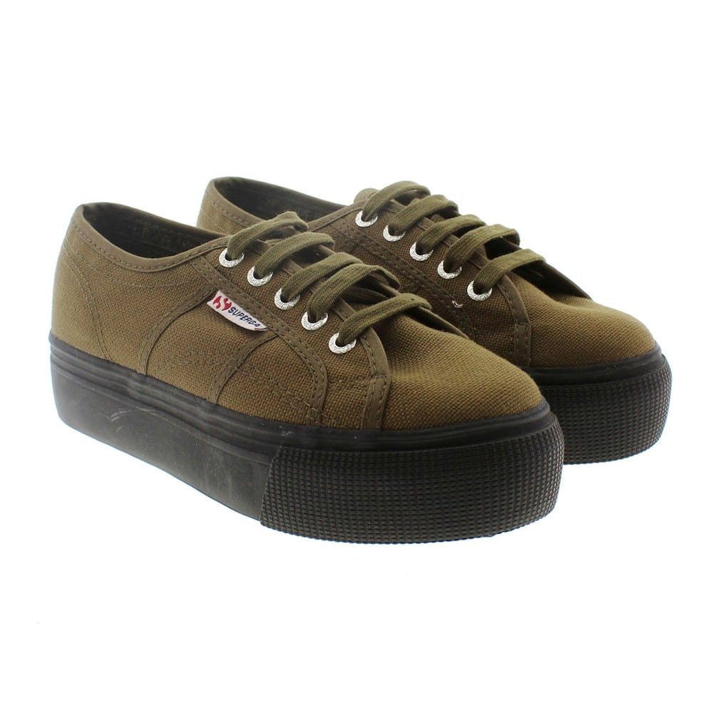 Zapatillas lona plataforma Superga 2790-Acotw