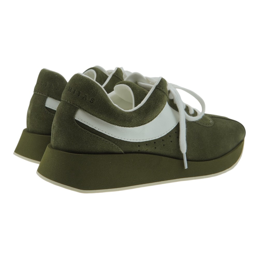 Sneakers mujer piel Paloma Barceló verdes | Estilo casual y elegante foto 4