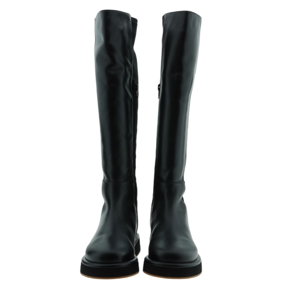 Botas altas negras mujer Paloma Barceló en piel lisa foto 2