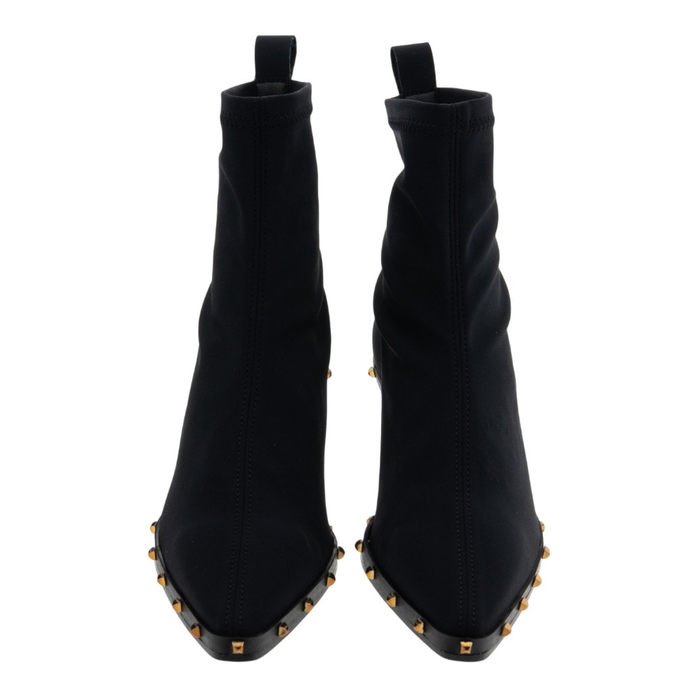 Botines negros tacón medio Pedro Miralles con tachuelas foto 2