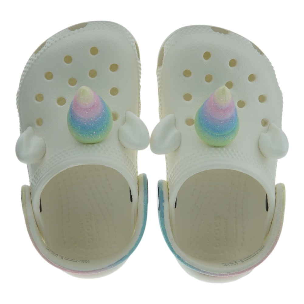 Zuecos Crocs niña unicornio cómodos y divertidos foto 2