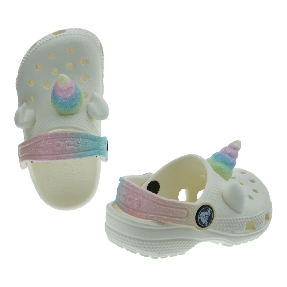 Zuecos Crocs niña unicornio cómodos y divertidos foto 4
