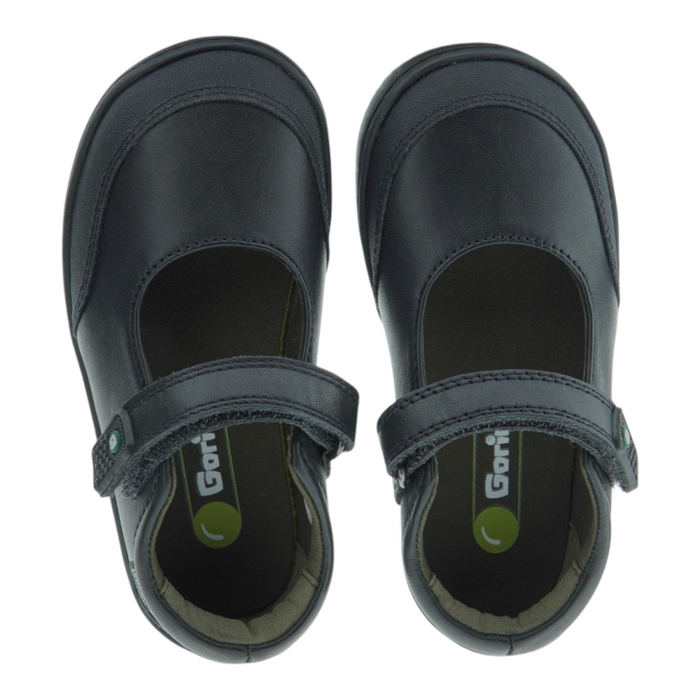Zapatos escolares respetuosos niña azul marino Gorila | Carrilé foto 2