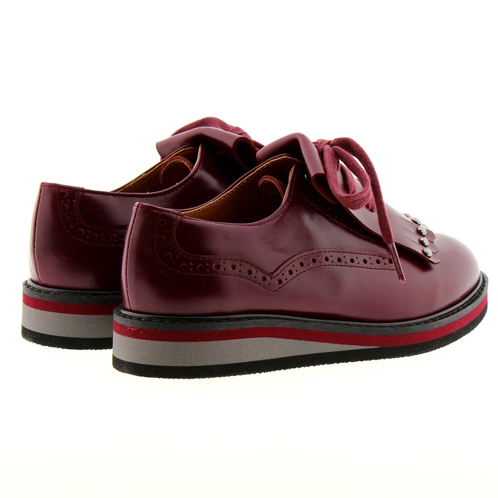 Blucher lengüeta flecos y tachas Clarys 3734 foto 4