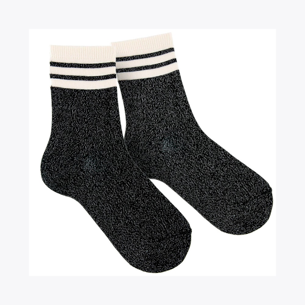 Calcetines cortos brillantes listas Condor 3930/4