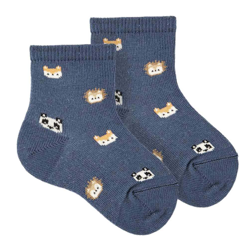 Calcetines corto lana cara animales Condor 3935/4