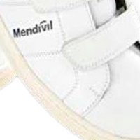 Zapatilla blanca deportiva doble velcro ortopédica Mendivil 39536 foto 4