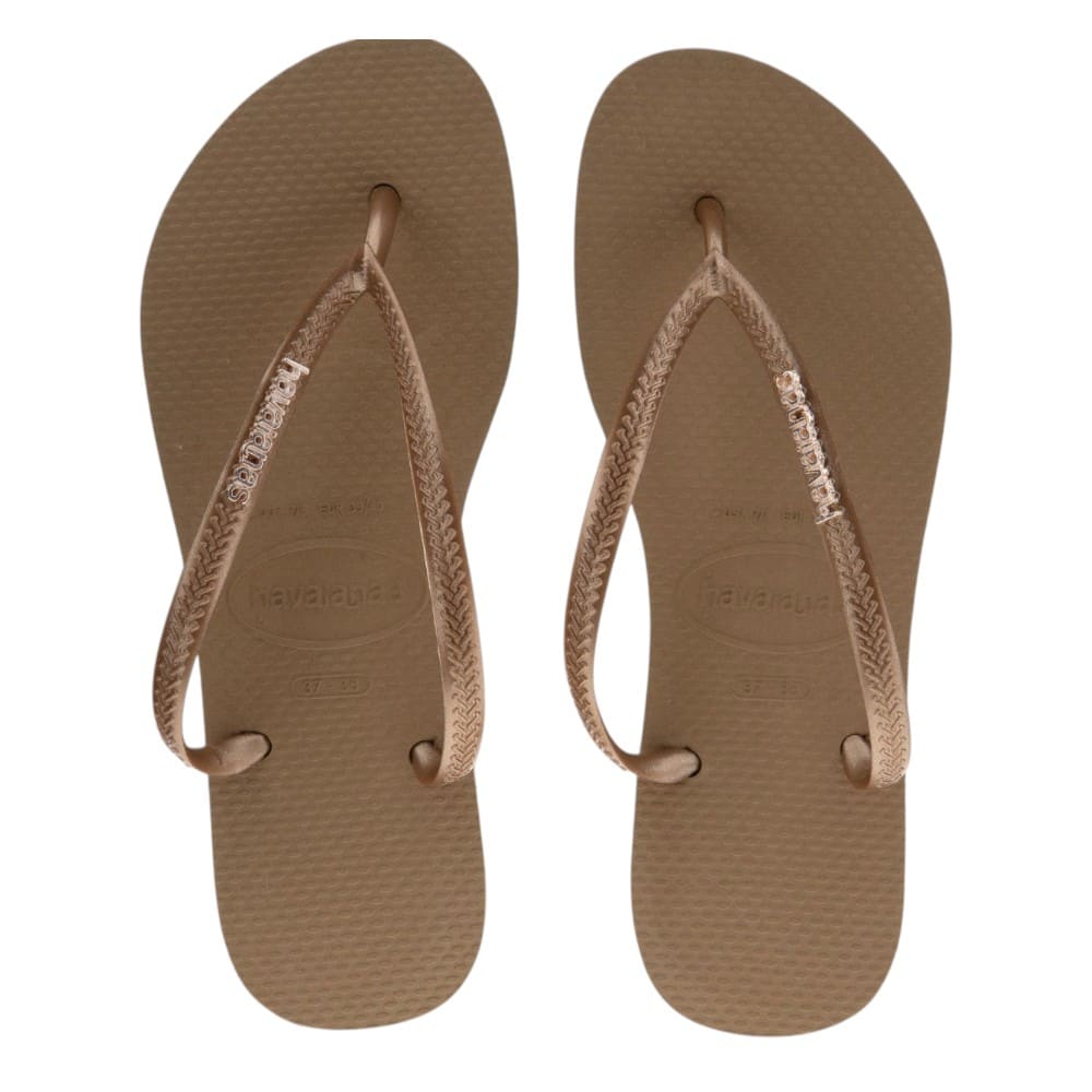 Chanclas Mujer Oro Rosa Havaianas foto 2