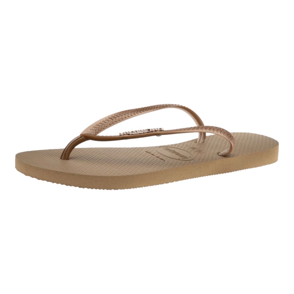 Chanclas Mujer Oro Rosa Havaianas foto 3