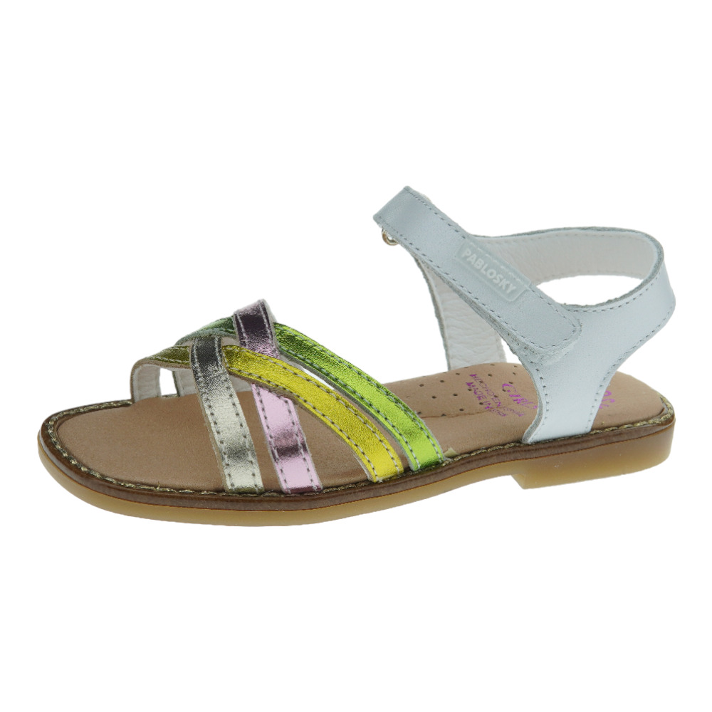Sandalia niña velcro blanco Pablosky 420308 foto 3
