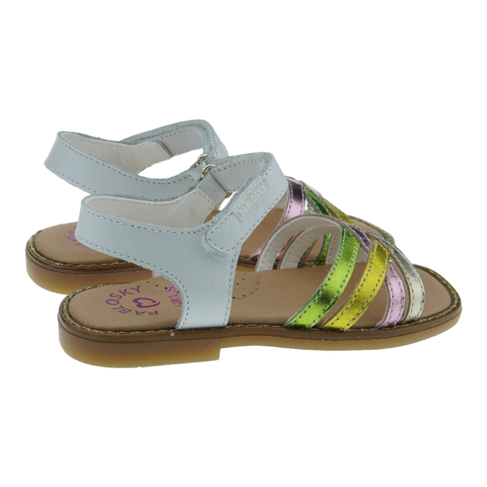 Sandalia niña velcro blanco Pablosky 420308 foto 4