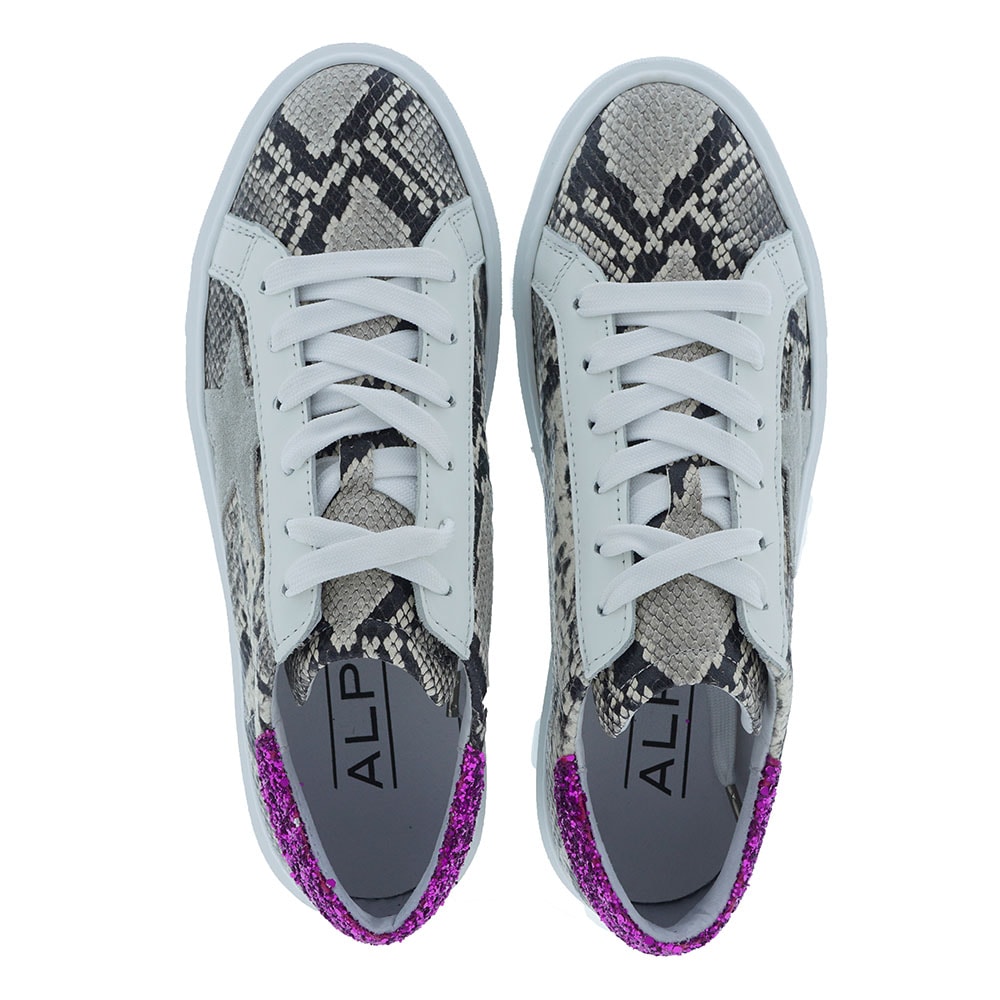 Sneakers pyton estrellas y purpurina Alpe 42442161 foto 2