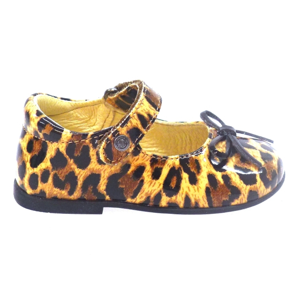Merceditas charol velcro leopardo Naturino 4524 foto 3