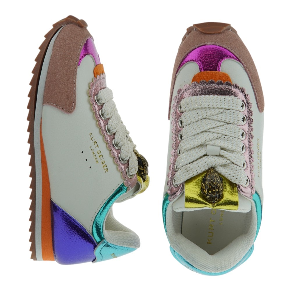 Sneakers niña colores Kurt Geiger | Diseño vibrante y original foto 2