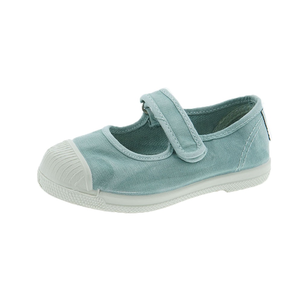 Merceditas lona velcro Natural World 476 foto 3