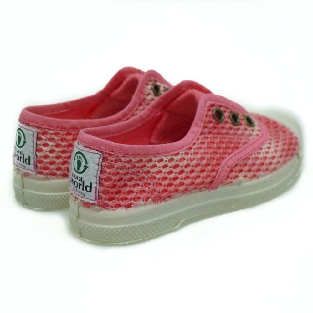 Zapatillas algodón troqueladas Natural World 485 foto 4