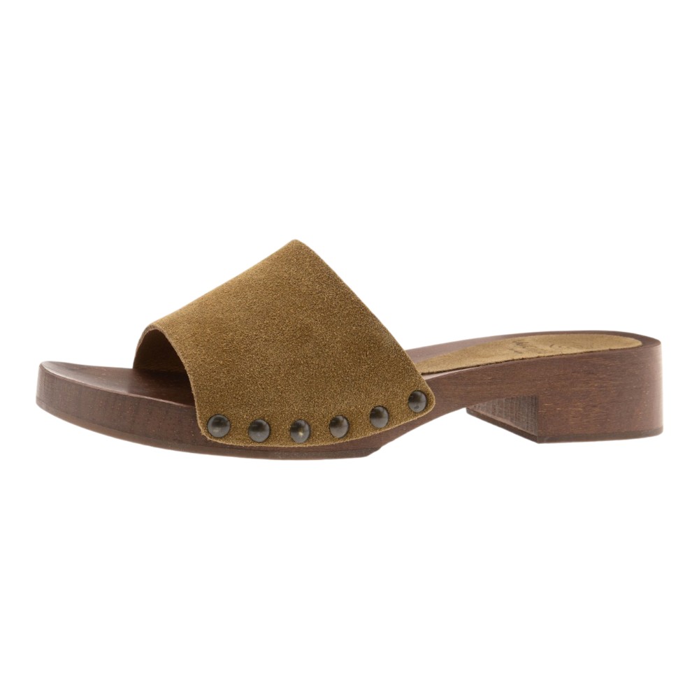 Sandalias pala ante cuero madera Go Woman | Estilo casual foto 3
