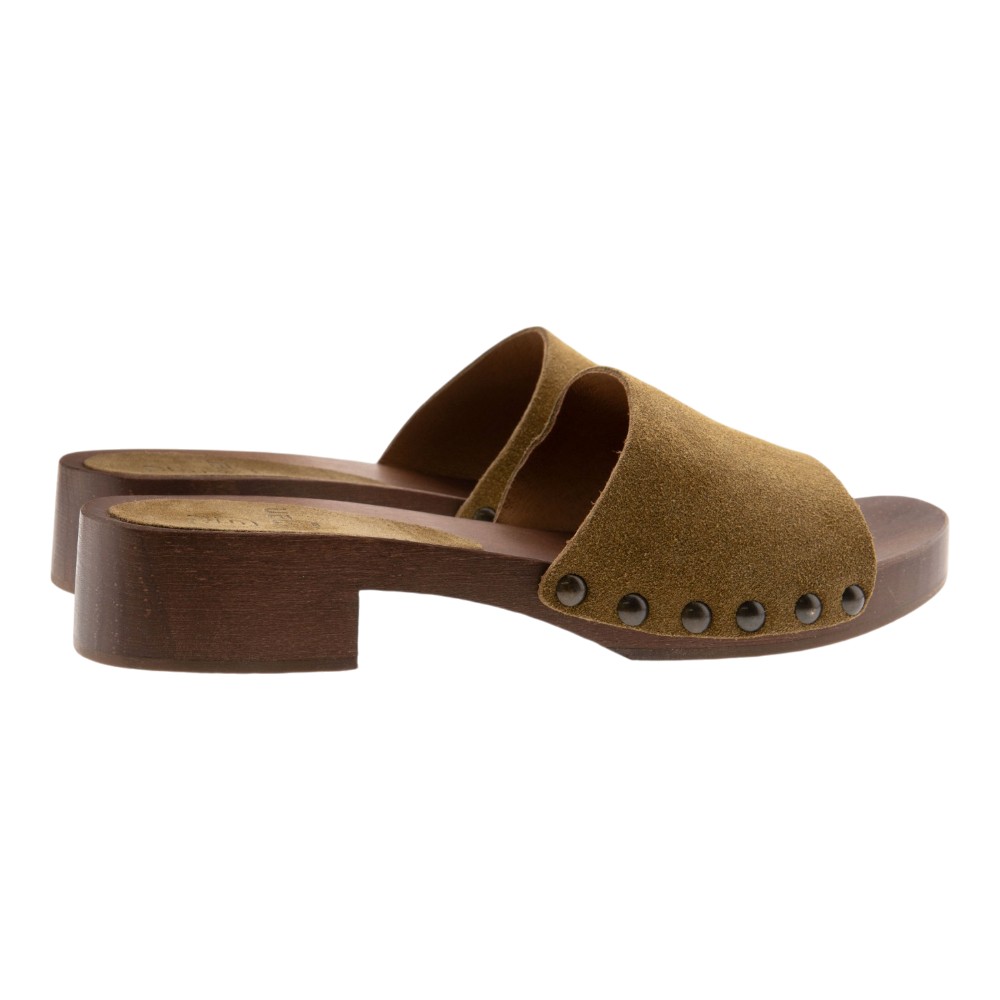 Sandalias pala ante cuero madera Go Woman | Estilo casual foto 4