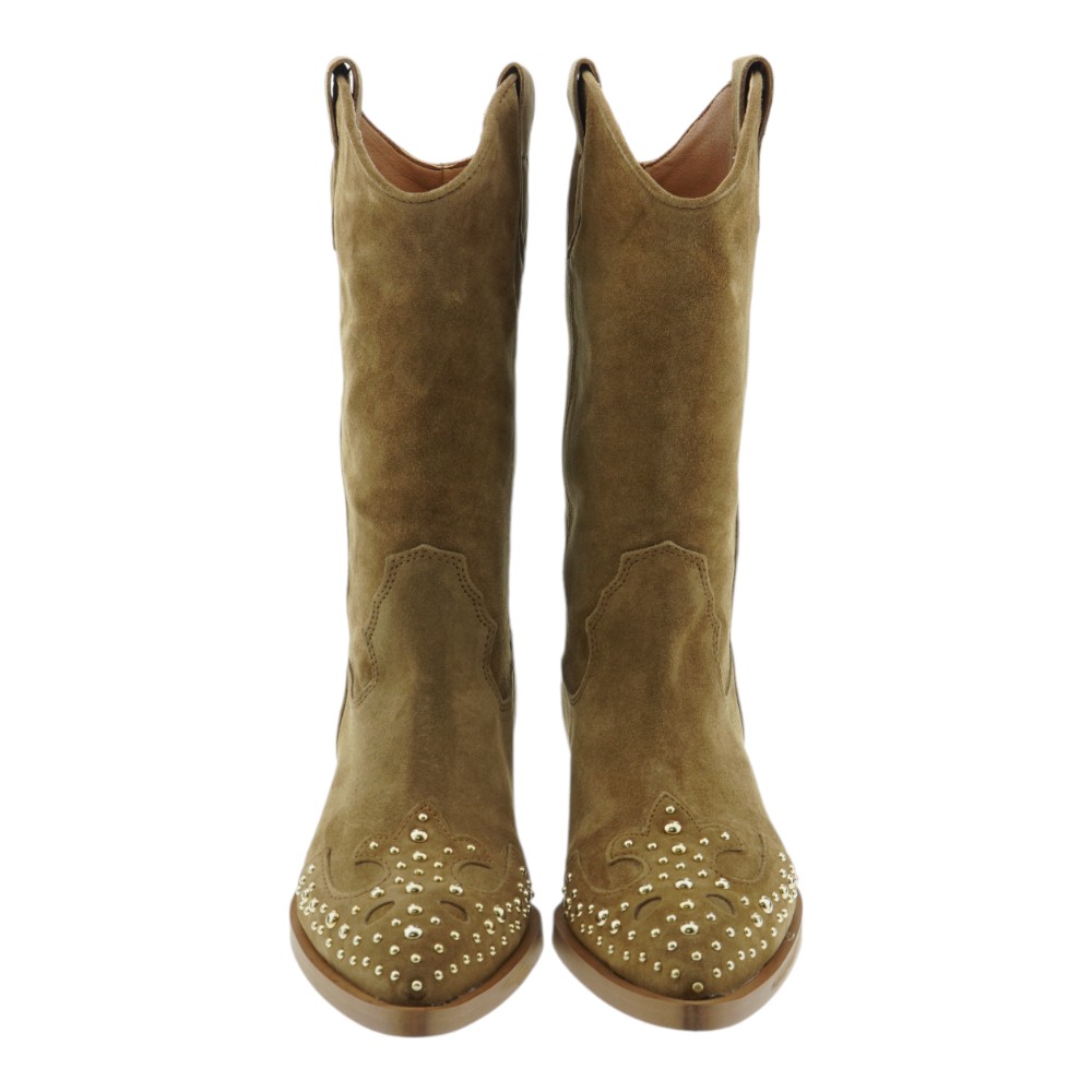 Bota Campera Ante Cuero Alpe Mujer | Estilo Único | Carrile foto 2