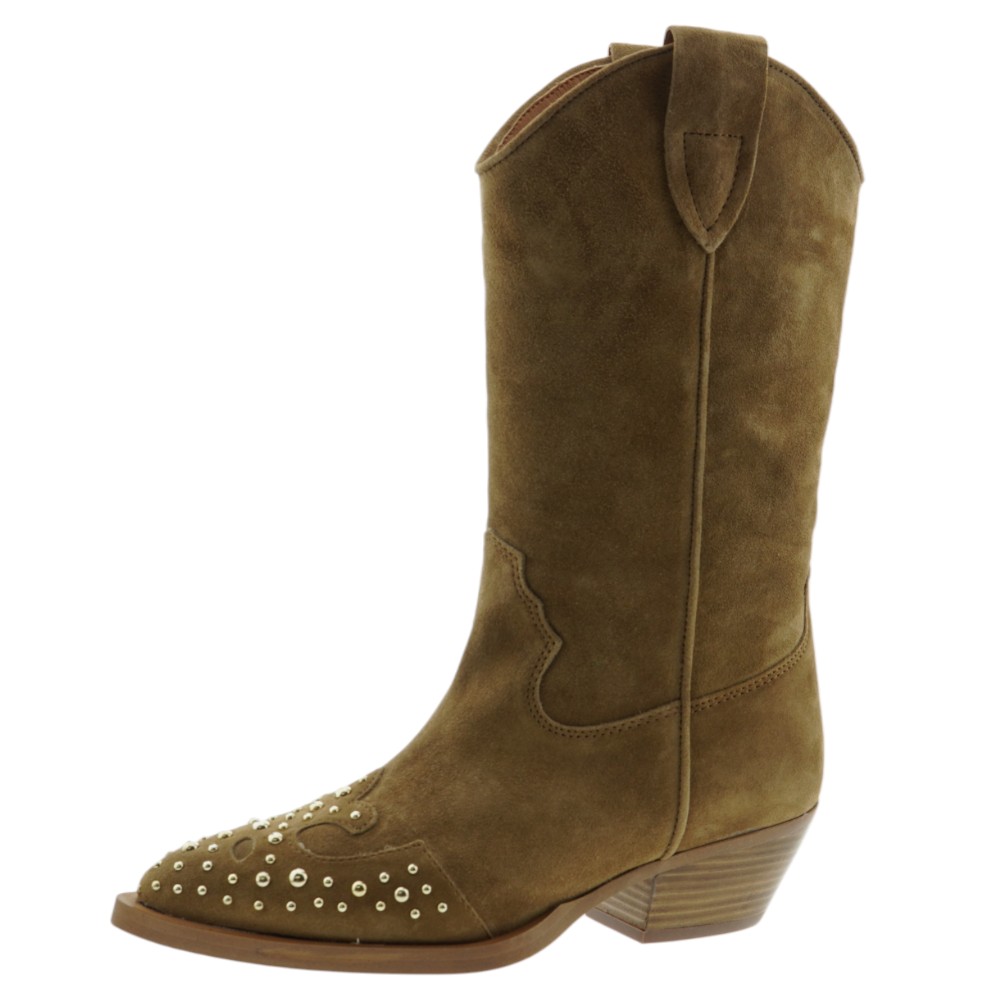 Bota Campera Ante Cuero Alpe Mujer | Estilo Único | Carrile foto 3