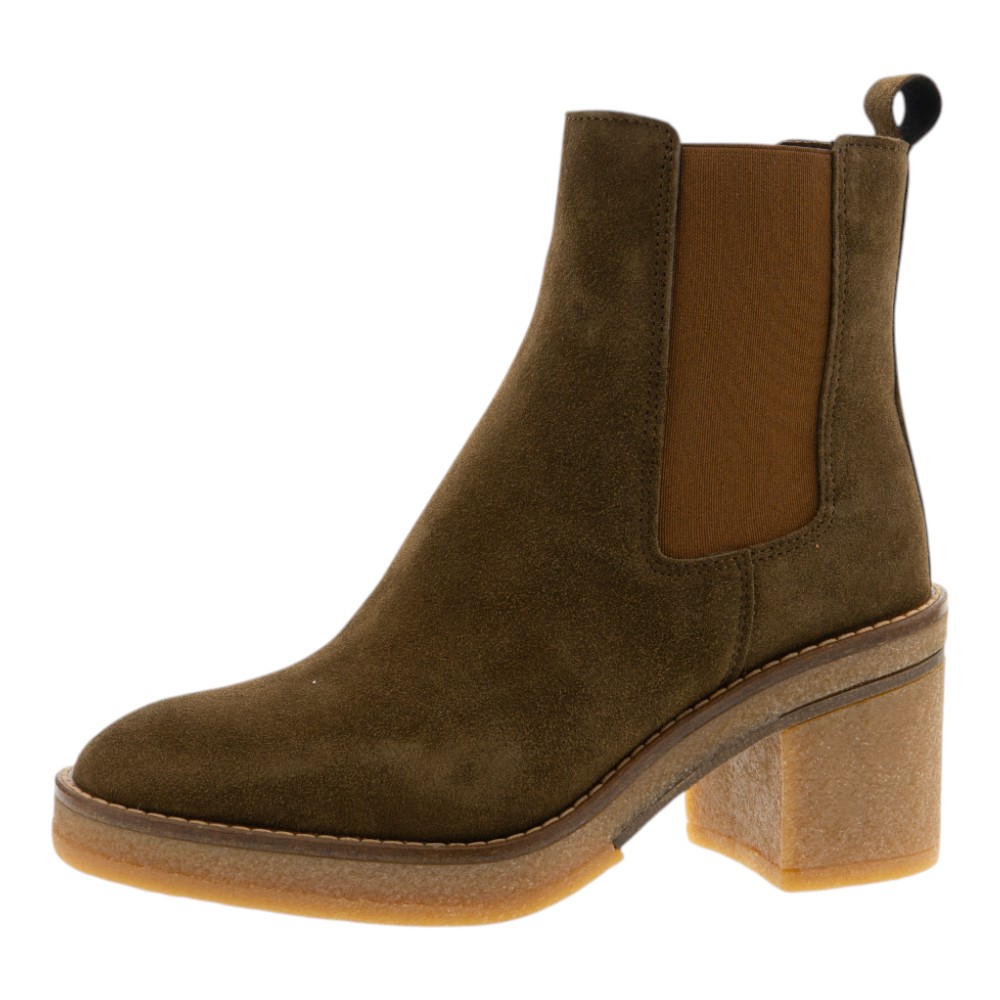 Botines marrón tacón mujer | Alpe foto 3