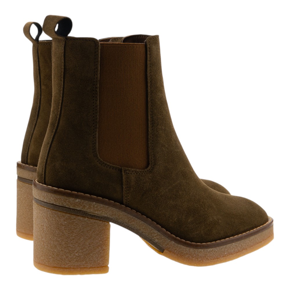 Botines marrón tacón mujer | Alpe foto 4