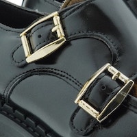 Compra Blucher Alpe de Piel Brillante Negra con Animal Print y Hebillas - Estilo y Originalidad foto 7