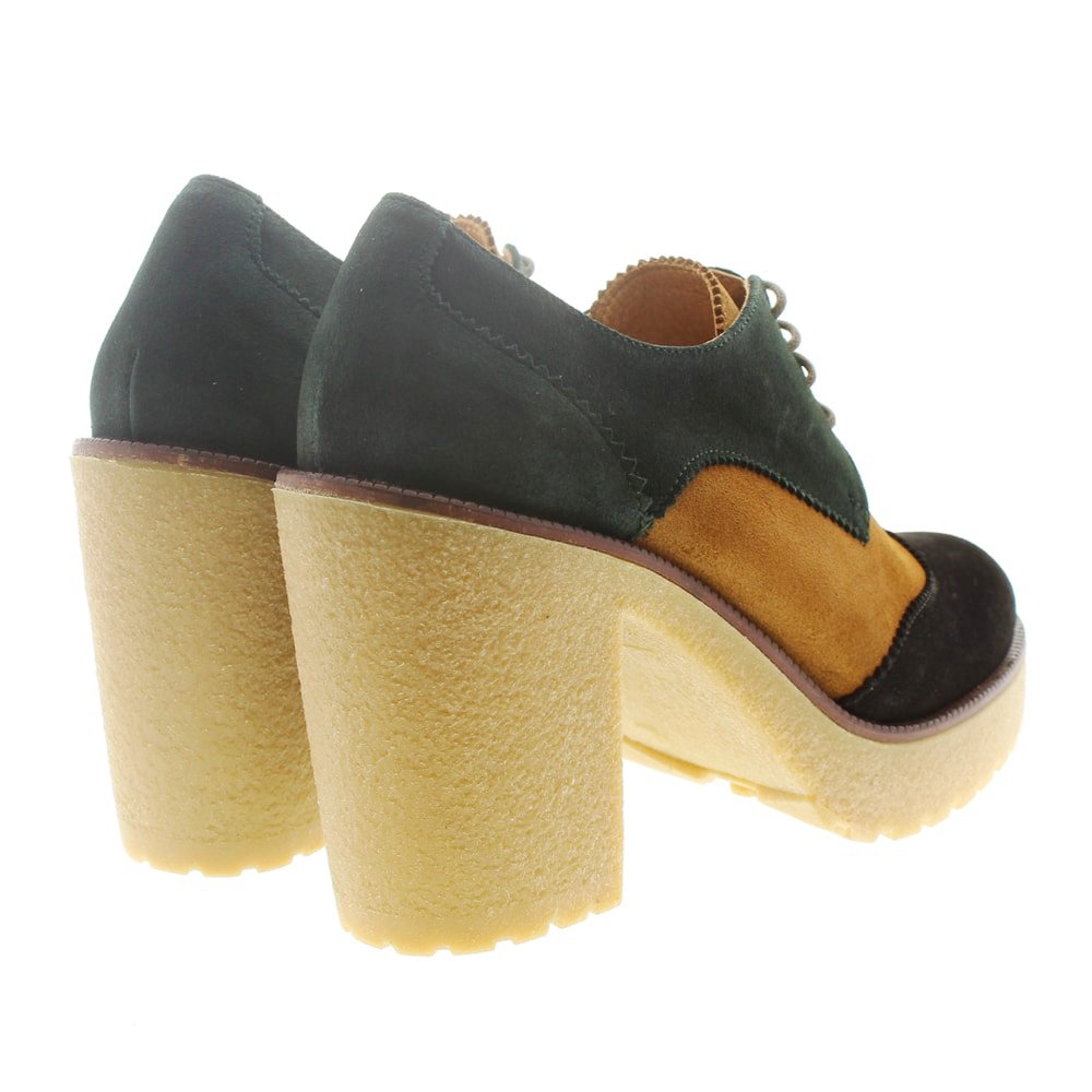 Zapato acordonado piel tacón Hobby 552 foto 4