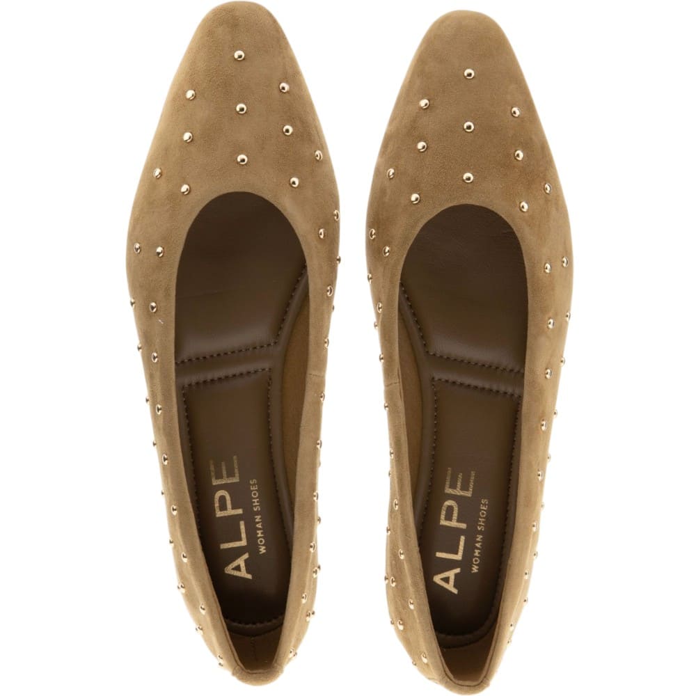 Bailarinas mujer puntera tachas Alpe en dos colores foto 2