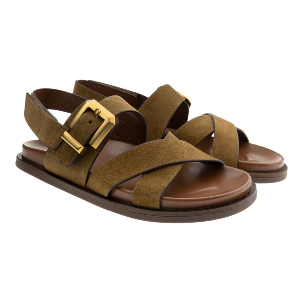 Sandalias anatómicas mujer cuero Alpe 5574