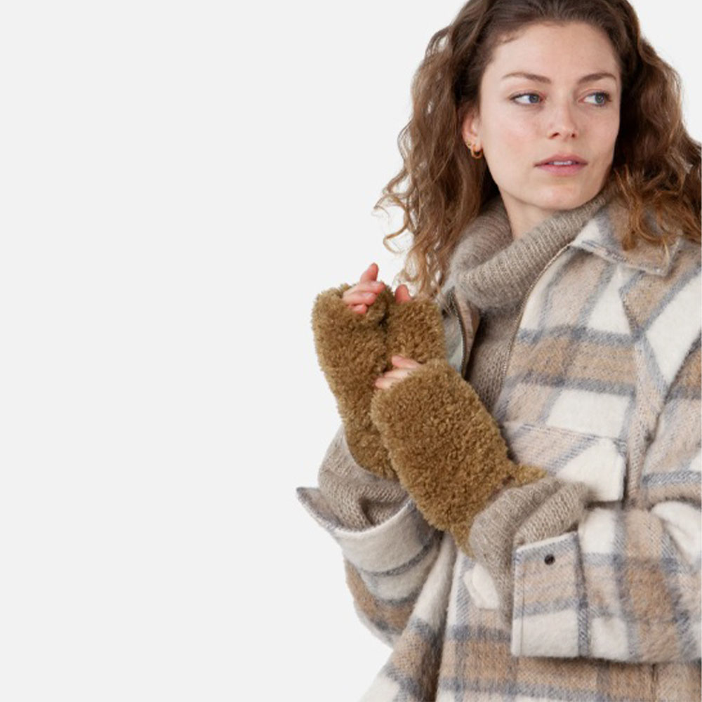 Guantes mujer marrón abiertos – Barts | Carrilé foto 3