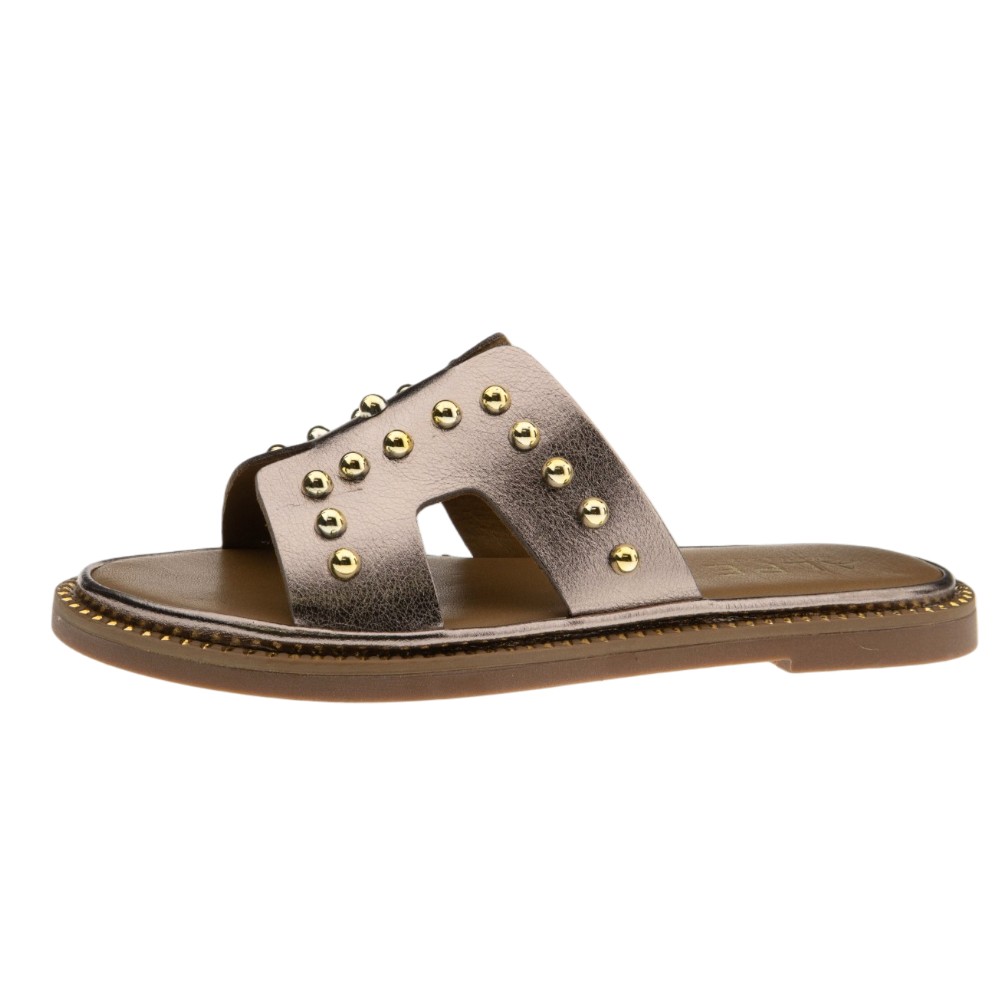 Sandalias pala acero tachas Alpe foto 3
