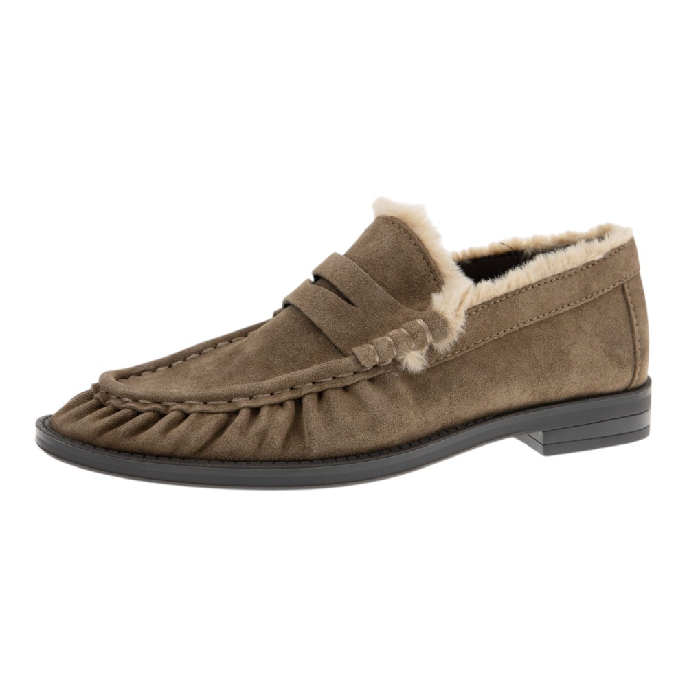 Mocasines ante taupe pelo Another Trend foto 3