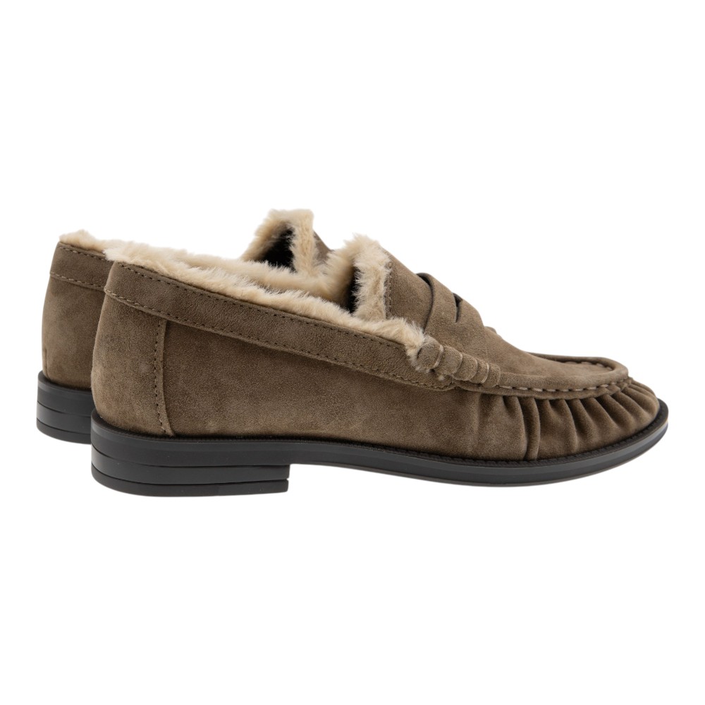 Mocasines ante taupe pelo Another Trend foto 4
