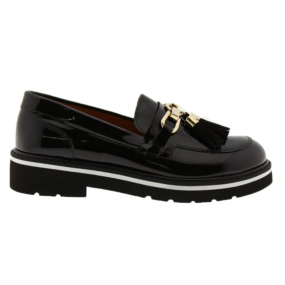 Mocasines charol borlas y estribo Clarys 5960 foto 5
